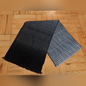 Ombre Striped Winter Scarf